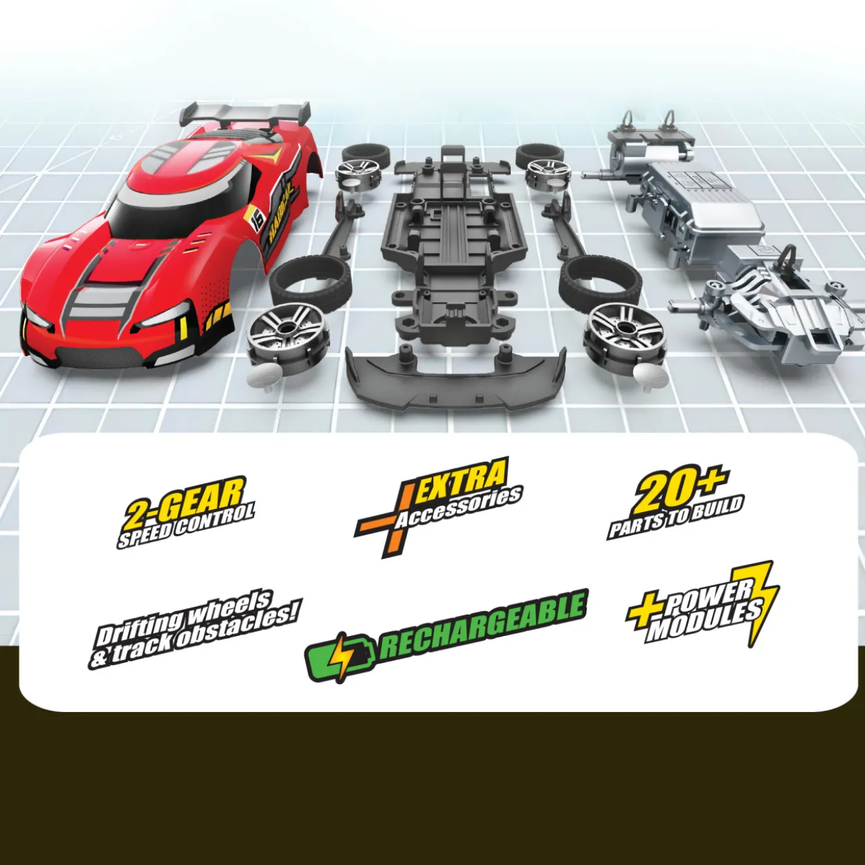 RC-auto Exost Build 2 Drive Radical Racer