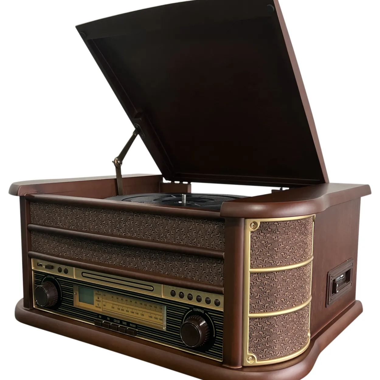 Retrolevysoitin Ideale+ AM/FM-radiolla