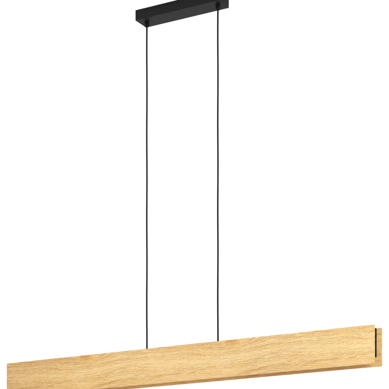 Riippuvalaisin EGLO Anchorena-z led 35W 123x5,5cm puu/musta