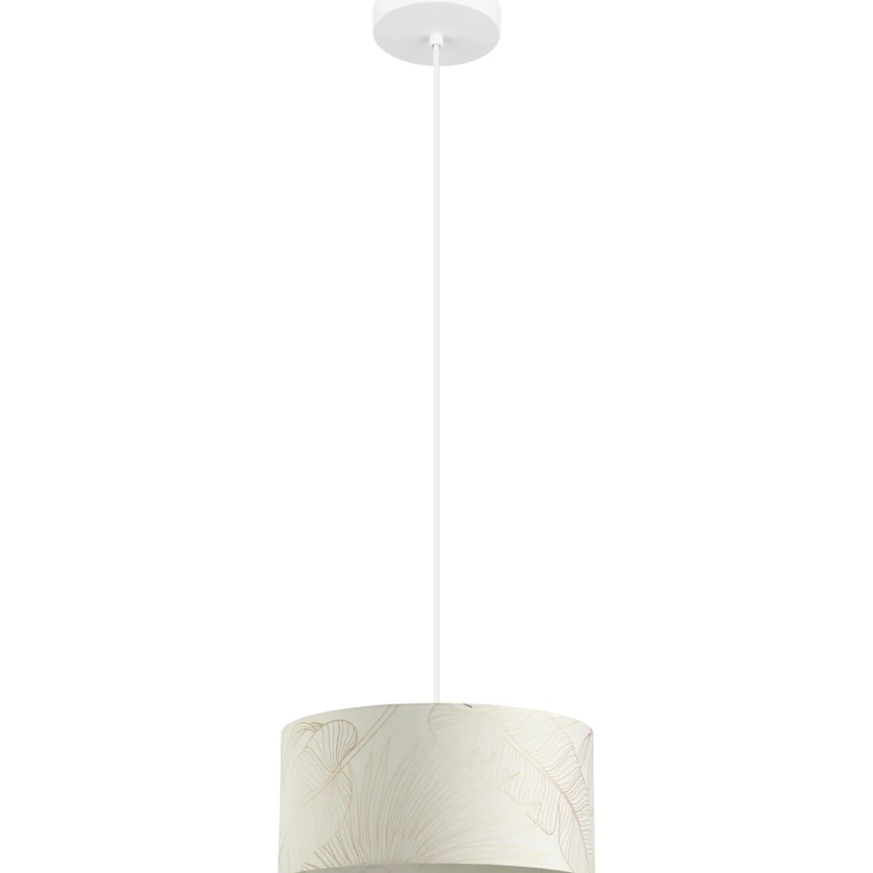 Riippuvalaisin EGLO Bucamaranga 40W Ø53cm valkoinen/kulta