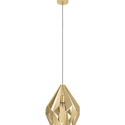 Riippuvalaisin EGLO Carlton 60W Ø31cm kulta