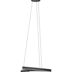 Riippuvalaisin EGLO connect.z Andabaia-z led 42,5W Ø60cm musta/valkoinen