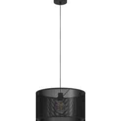 Riippuvalaisin EGLO Manby 40W Ø45cm musta