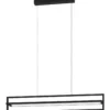 Riippuvalaisin EGLO Siberia led 34W 78x16cm musta/valkoinen