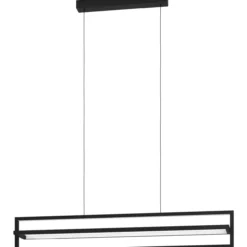 Riippuvalaisin EGLO Siberia led 34W 78x16cm musta/valkoinen