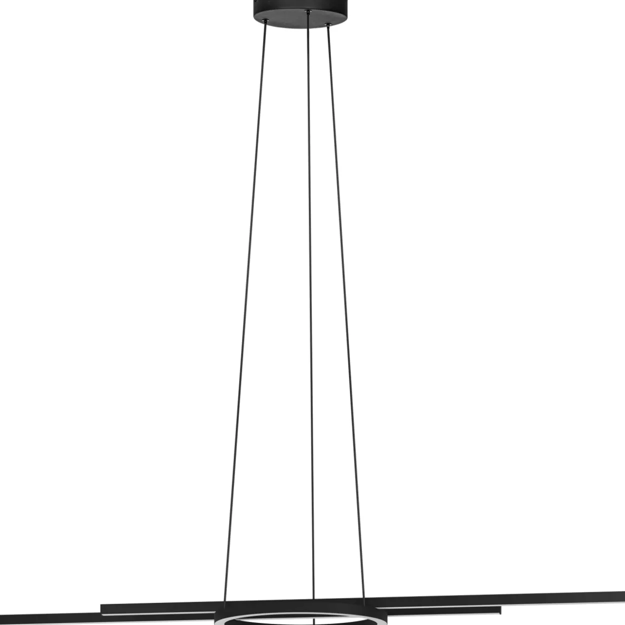 Riippuvalaisin EGLO Zillerio-z led 2x8W ja 3x2,7W 116cm musta/valkoinen