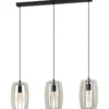Riippuvalaisin 3-os EGLO Bajazzara 3x40W 89x19cm harmaa/musta