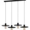 Riippuvalaisin 4-os EGLO Ikeston 4x40W 98x28cm musta