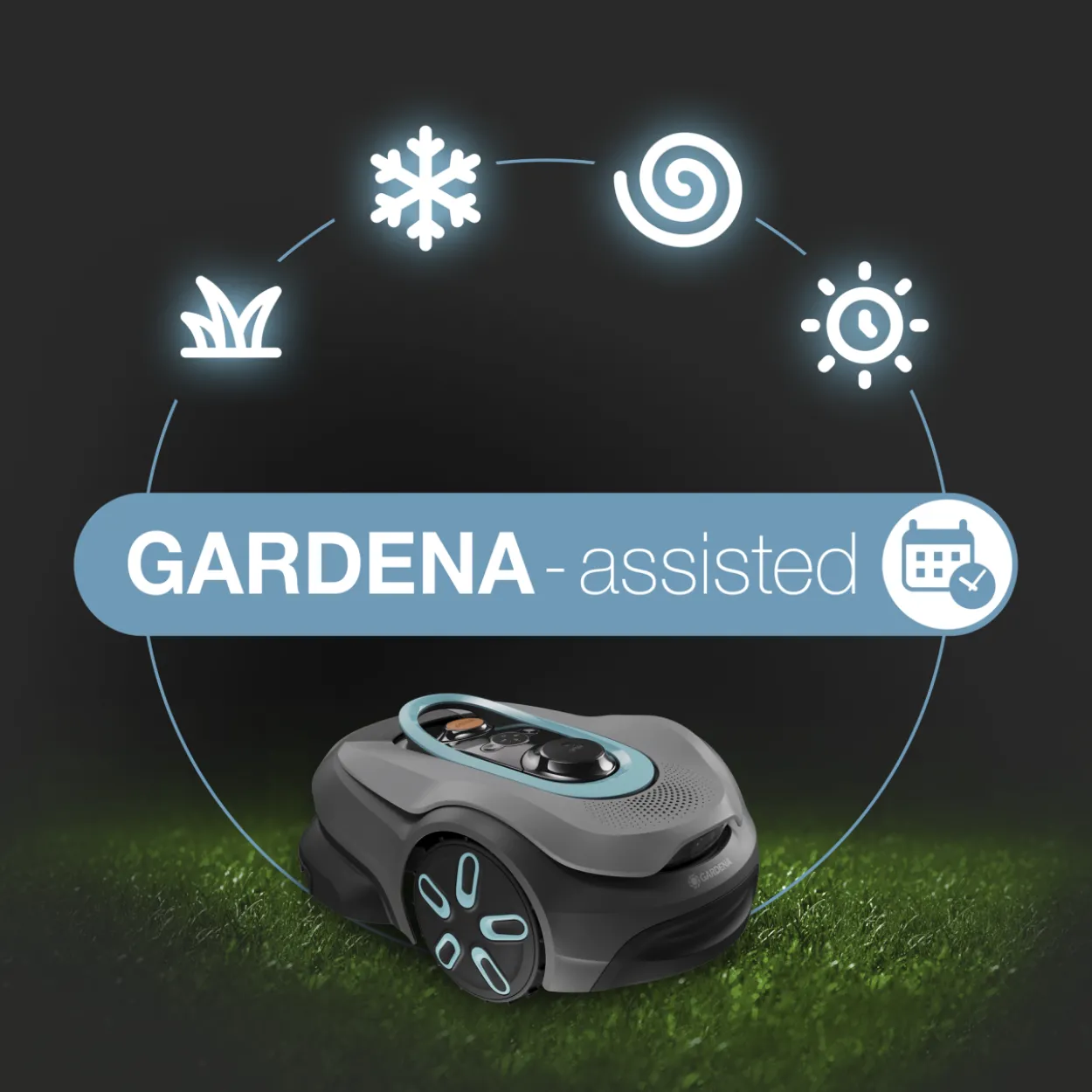Robottiruohonleikkuri Gardena smart SILENO sense 400, rajalangaton