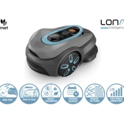 Robottiruohonleikkuri Gardena smart SILENO sense 400, rajalangaton