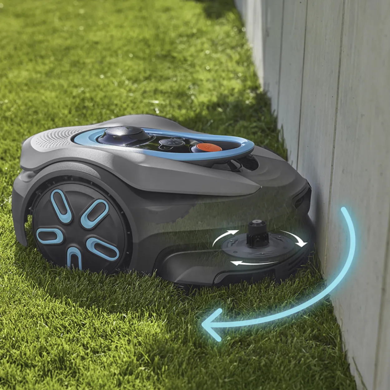 Robottiruohonleikkuri Gardena smart SILENO sense 400, rajalangaton