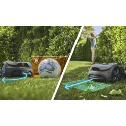 Robottiruohonleikkuri Gardena smart SILENO sense 400, rajalangaton