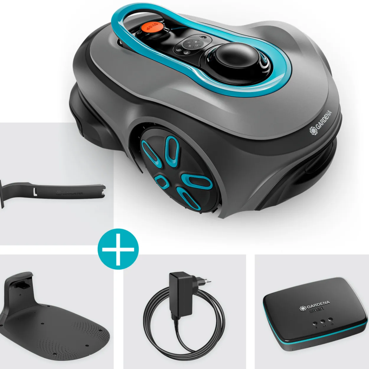 Robottiruohonleikkuri Gardena smart SILENO free 1000 Rajalangaton