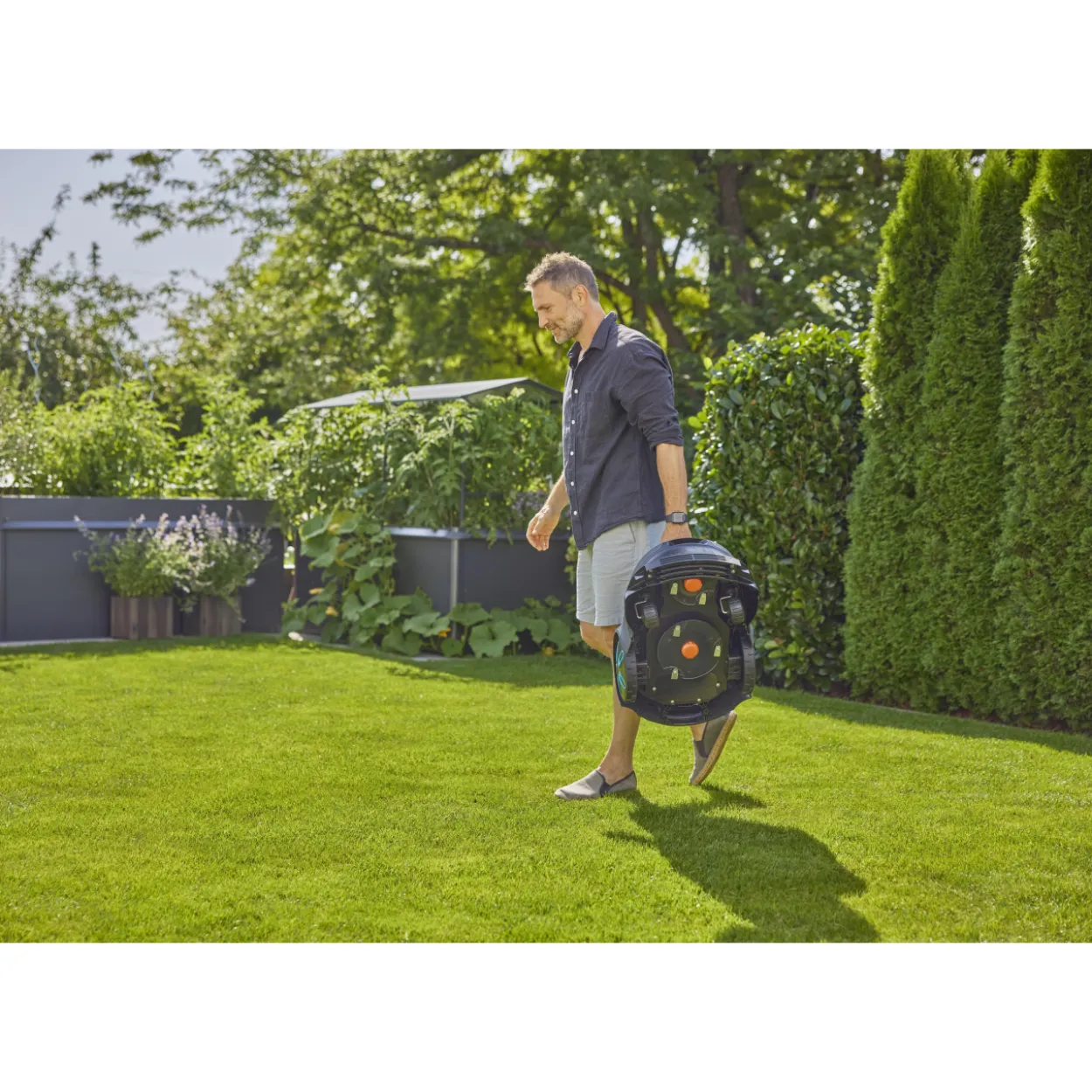 Robottiruohonleikkuri Gardena smart SILENO max 800 DuoConnect