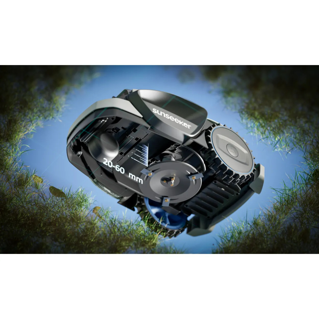 Robottiruohonleikkuri Sunseeker V3 600m² rajalangaton