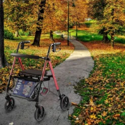 Rollaattori Arvo kevyt, punainen