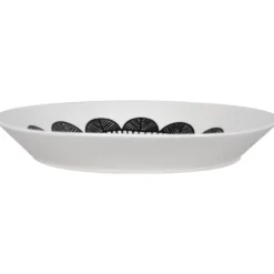 Ruokalautanen Kotikulta 25 cm Emma mustavalkoinen