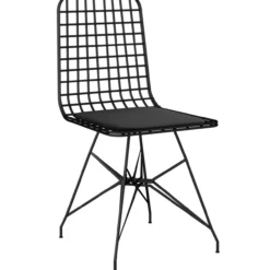 Ruokapöytä Chic Home 120 cm Noora + 4 tuolia, beige/musta