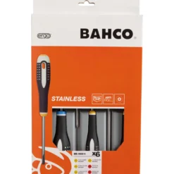 Ruuvimeisselisarja Bahco Screw.Dr Ergo Set Inox, 6 osaa