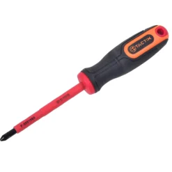 Ruuvimeisseli Tactix VDE Ph0 60 mm (ristipää)