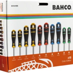 Ruuvitalttasarja BahcoFit Color Edition 10-osainen