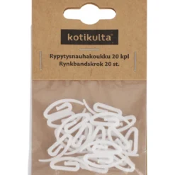Rypytysnauhakoukku Kotikulta 20 kpl valkoinen