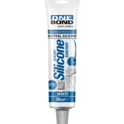 Saniteettisilikoni Onebond 50 ml, Valkoinen
