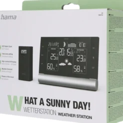 Sääasema Hama Black Line Plus, musta