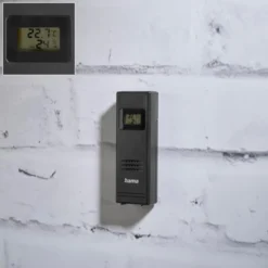 Sääasema Hama Premium, värillinen LED-näyttö, USB-portti puhelimen lataukseen