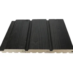 Saunapaneeli Cent STP 15x95x2400, Kuusi, Musta Saunasuoja