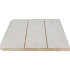 Saunapaneeli Cent STS(3) 15x95x2400, Kuusi, Valkoinen Saunasuoja