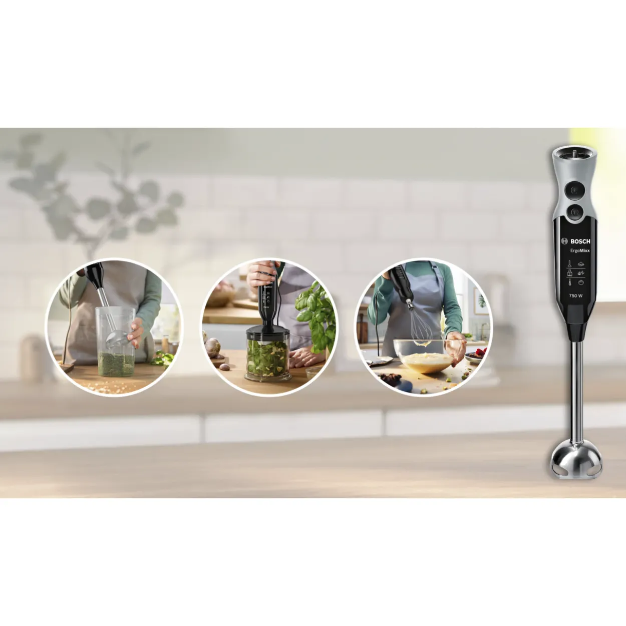 Sauvasekoitin Bosch ErgoMixx 750 W