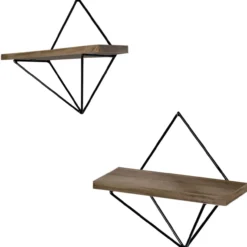 Seinähylly Chic Home 2 kpl 30 cm Wenni