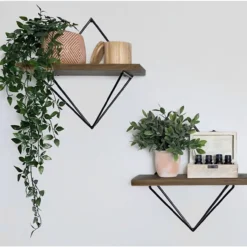Seinähylly Chic Home 2 kpl 30 cm Wenni