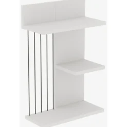 Seinähylly Chic Home 40 x 19 x 60 cm Kaappo valkoinen