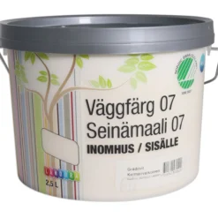 Seinämaali 07 2,5 l kermanvalkoinen