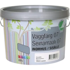 Seinämaali 07 2,5 l Merensininen