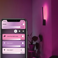 Seinävalaisin Philips Hue Liane 12W 24V, musta
