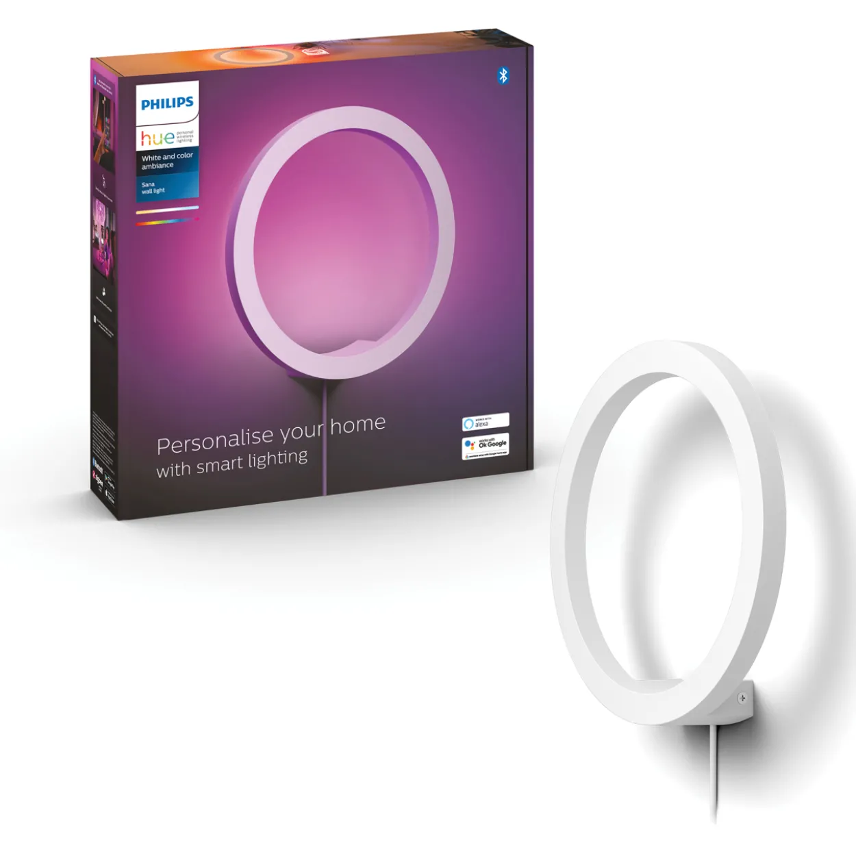 Seinävalaisin Philips Hue Sana 20W 24V, valkoinen