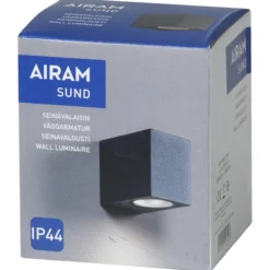 Seinävalaisin Sund IP44 GU10 max 11 W antrasiitti