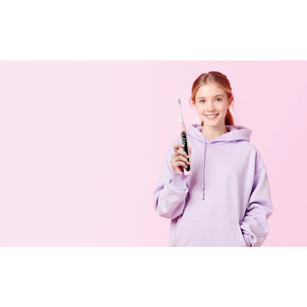 Sähköhammasharja Oclean X Kids Set pinkki