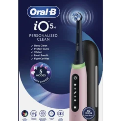 Sähköhammasharja Oral-B iO5 pinkki + matkakotelo