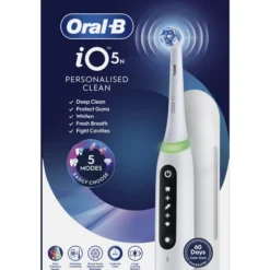 Sähköhammasharja Oral-B iO5 valkoinen + matkakotelo