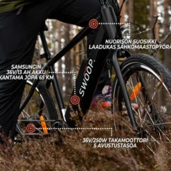 Sähkömaastopyörä Swoop Monster MTB 26”