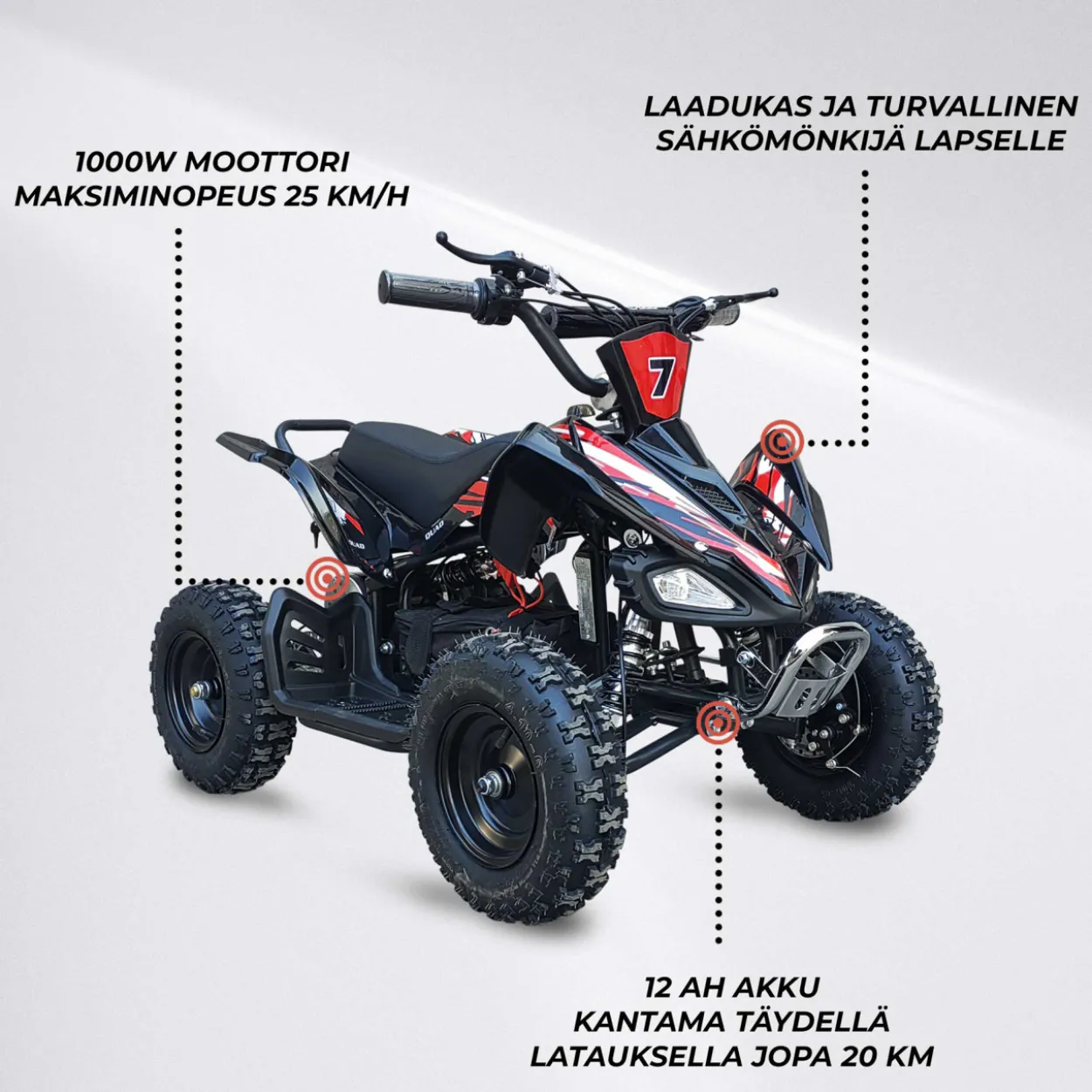 Sähkömönkijä Swoop Adventurer 1000 W