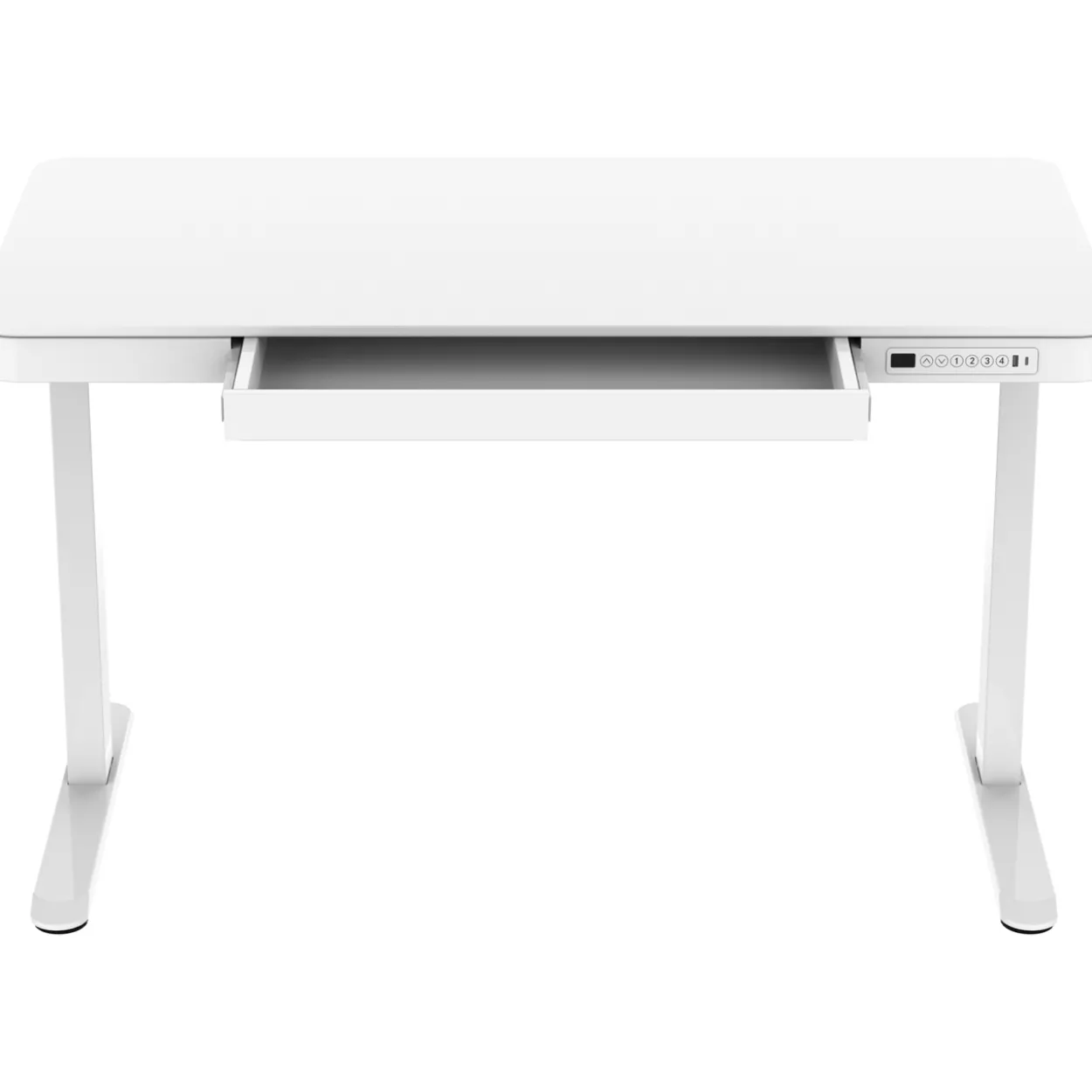 Sähköpöytä Lykke 120 x 60 cm Polar valkoinen