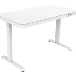 Sähköpöytä Lykke 120 x 60 cm Polar valkoinen