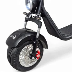 Sähköskootteri E-Go Evolution, tupla-akku, musta