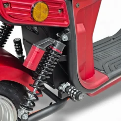 Sähköskootteri E-Go Evo2, tupla-akku, punainen
