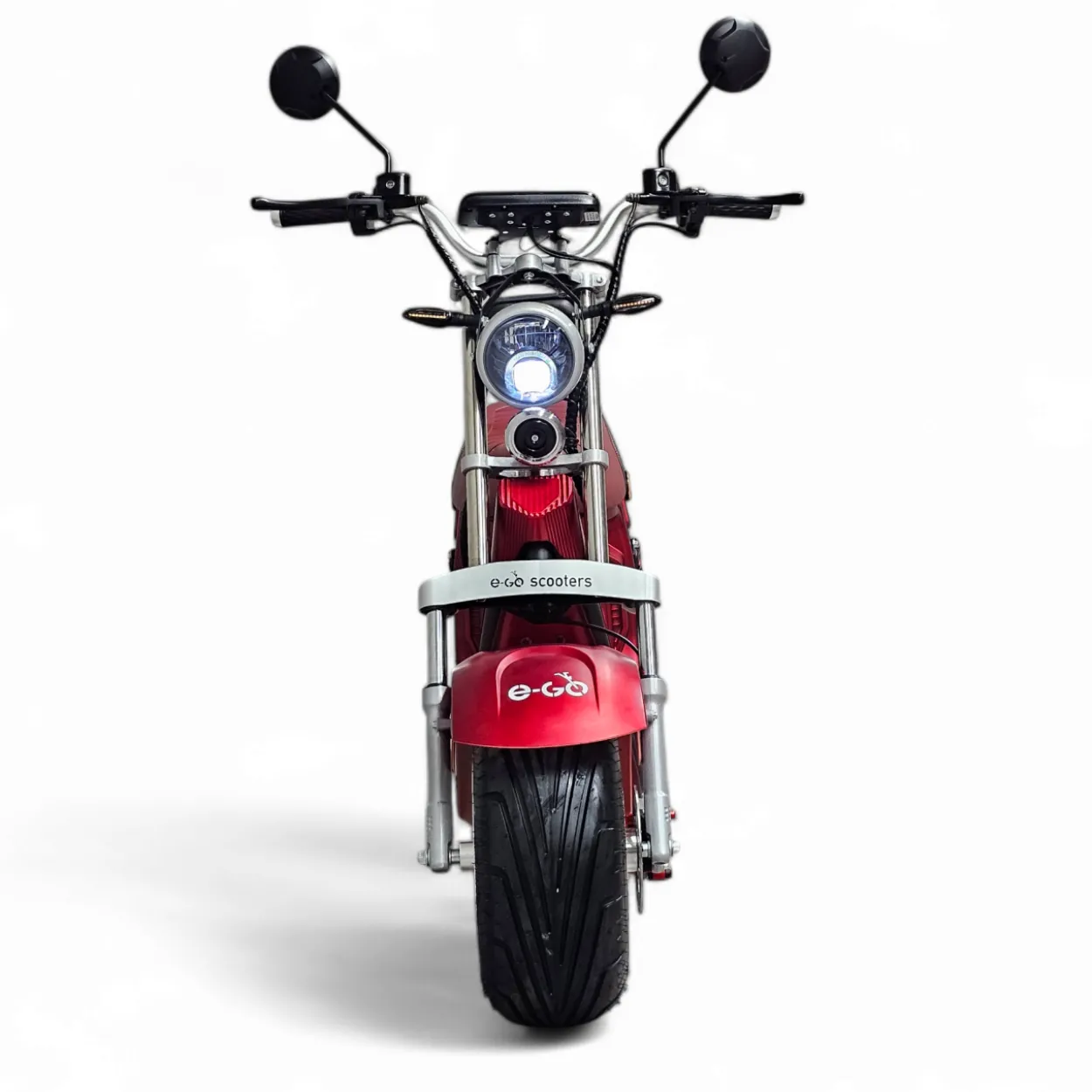 Sähköskootteri E-Go Evo2, tupla-akku, punainen